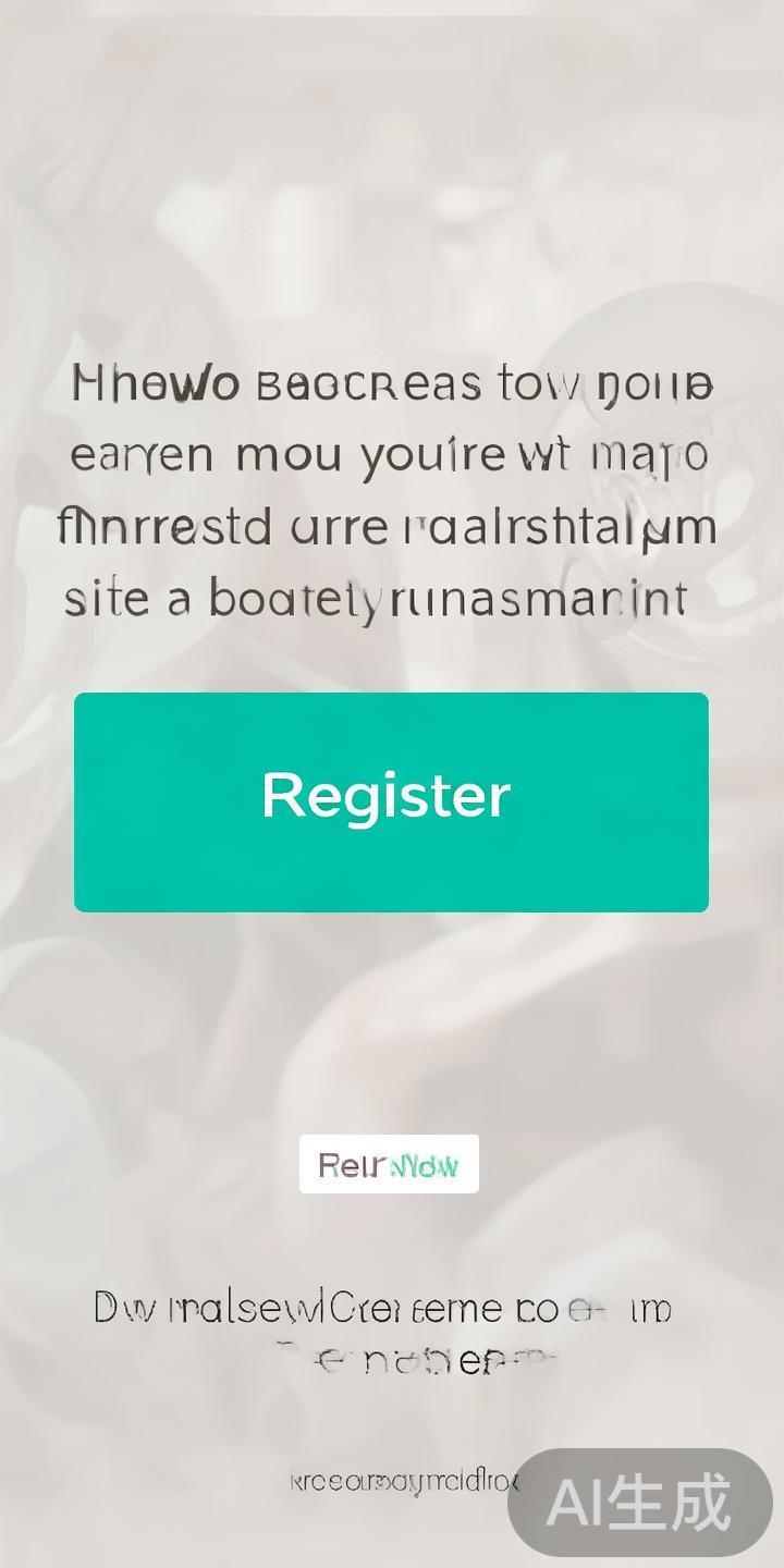 进入首页后，通常在页面显著位置会看到“注册”按钮。